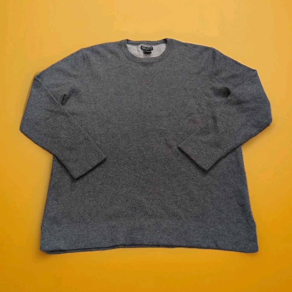 Daniel Bishop 100%‎ Cashmere Gray Long Sleeve Crew Neck Sweater Sz Large GUV